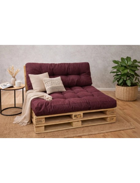 Set perne grădină ”Pallet Soft Seating” Violet